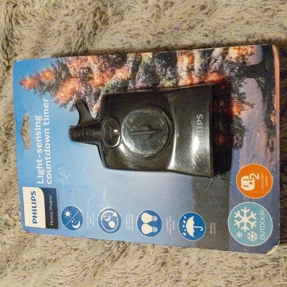 PHILIPS OUTDOOR LIGHT SENSING COUNT DOWN NIB